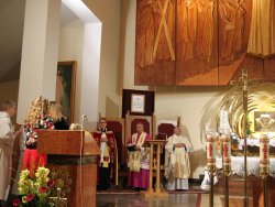 Wizytacja Ks. Biskupa Leszka Leszkiewicza o Odpust Parafialny ku czci św. Małgorzaty Marii Alacoque