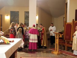 Wizytacja Ks. Biskupa Leszka Leszkiewicza o Odpust Parafialny ku czci św. Małgorzaty Marii Alacoque