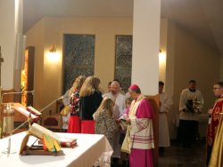 Wizytacja Ks. Biskupa Leszka Leszkiewicza o Odpust Parafialny ku czci św. Małgorzaty Marii Alacoque