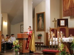 Wizytacja Ks. Biskupa Leszka Leszkiewicza o Odpust Parafialny ku czci św. Małgorzaty Marii Alacoque