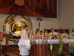 Wizytacja Ks. Biskupa Leszka Leszkiewicza o Odpust Parafialny ku czci św. Małgorzaty Marii Alacoque