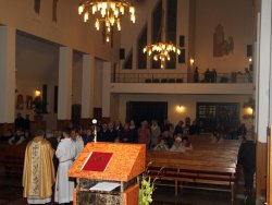 Wizytacja Ks. Biskupa Leszka Leszkiewicza o Odpust Parafialny ku czci św. Małgorzaty Marii Alacoque