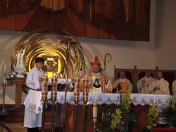 Wizytacja Ks. Biskupa Leszka Leszkiewicza o Odpust Parafialny ku czci św. Małgorzaty Marii Alacoque